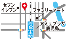 鹿児島本部地図